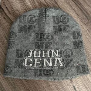 WWE John Cena Beanie Knit Ski Hat Adult Wrestling